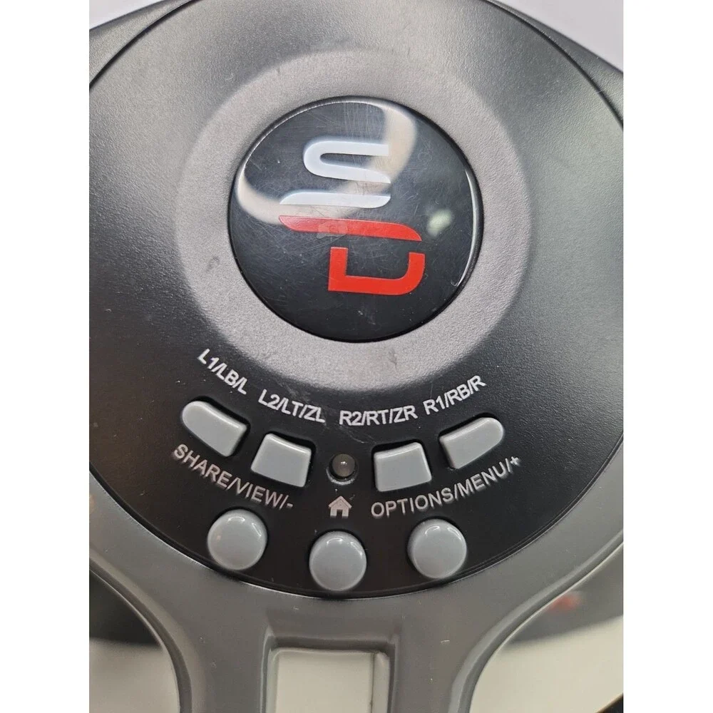 Superdrive SV250 Racing steering wheel w/pedals & gearshift paddles Tested Works
